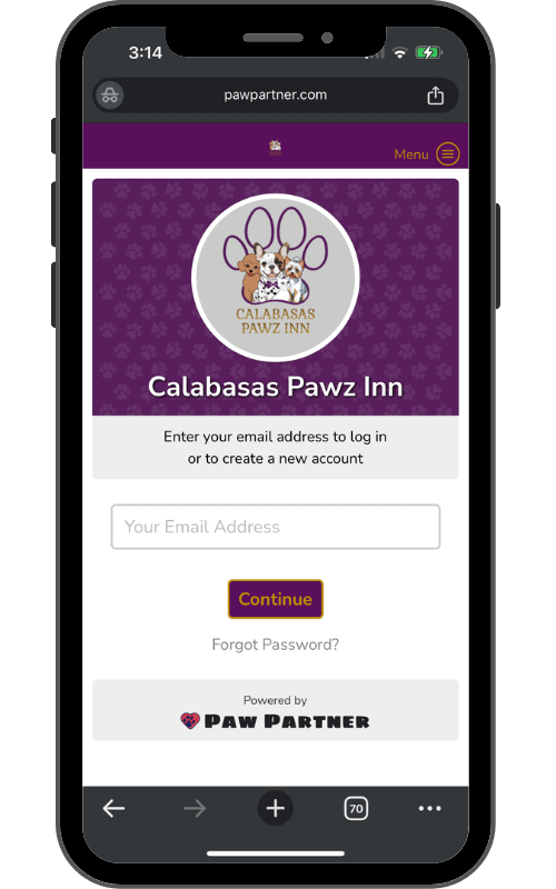 paw partner calabasas pawz inn phone app